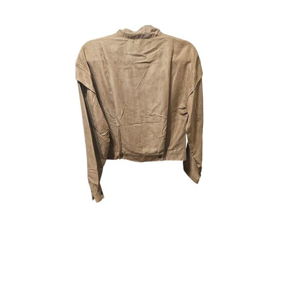 Blu Pepper Soft Tan Cropped Utility Jacket - Picture 2 of 4